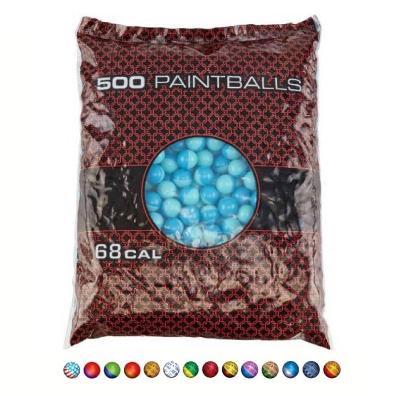 Bag of 500 x 68 Caliber Paintballs Rec Grade Coastal Jumping Castles